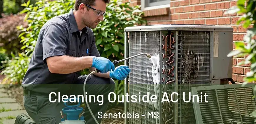  Cleaning Outside AC Unit Senatobia - MS