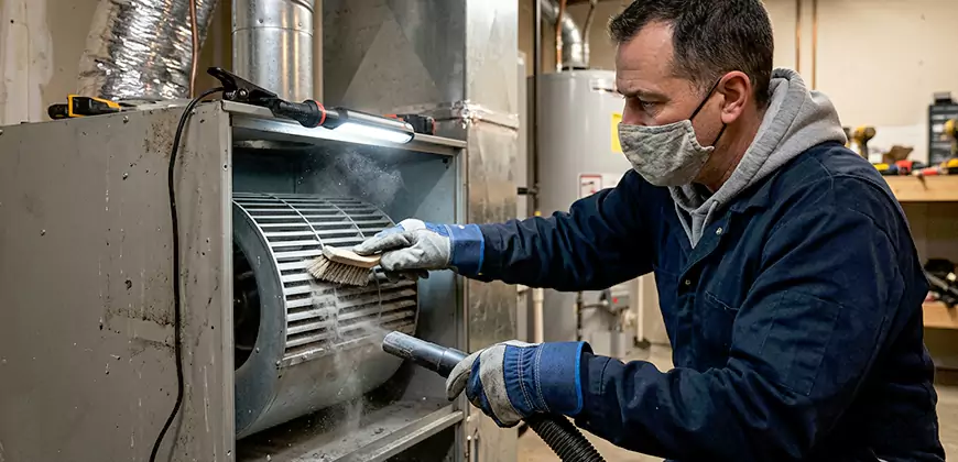 HVAC Blower Compartment Cleaning in Senatobia