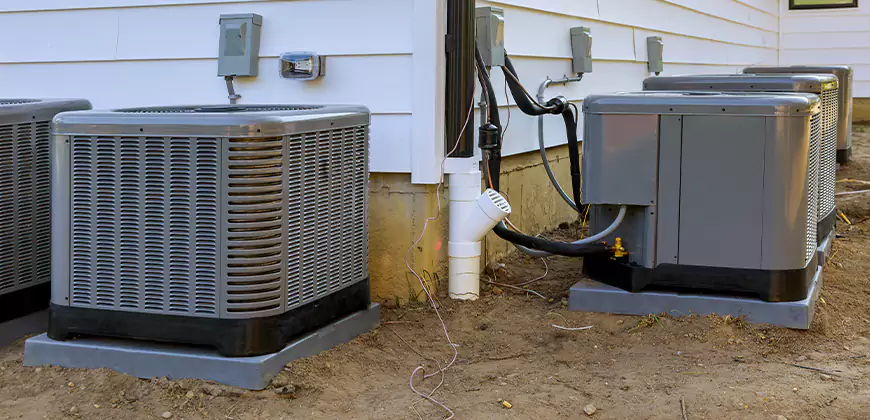 Central Air Condenser Setup in Senatobia