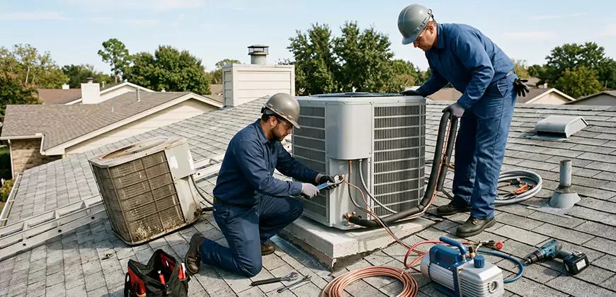 High-Efficiency Condenser Installation in Senatobia